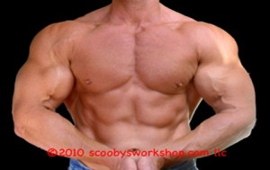Scooby Bodybuilding Pose