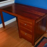 Cherry desk that Scooby built