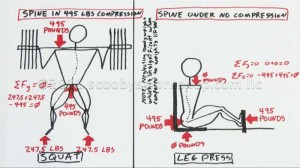 Spinal Compression During Squats