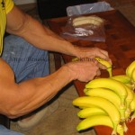 Cut the Tops of Green Bananas
