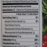 Sample Nutritional Label