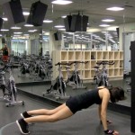 Modified burpee (ending position)