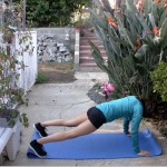 Modified burpee (end position)