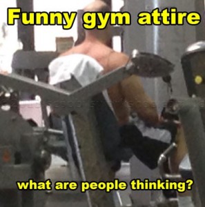 funny gym attire