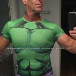 superhero hulk cheap halloween costume for bodybuilders