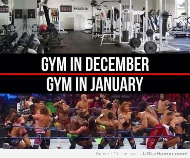 January gym crowd coping strategies